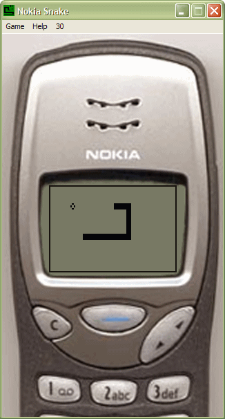 O famoso jogo da cobrinha #snakegame #jogodacobrinha #nokia #gamesmobi