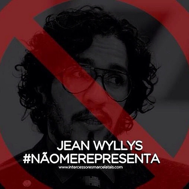 "#JeanWyllysNaoMeRepresenta" lidera ranking nas mídias sociais