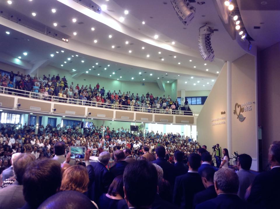 Cerca de 3.500 líderes de igrejas reunidos na Igreja Batista das Amoreiras, em Campinas, para a Escola Profética.