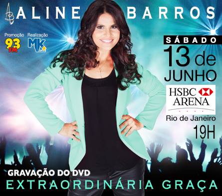 Aline Barros _ gravação do DVD Extraordinária Graça