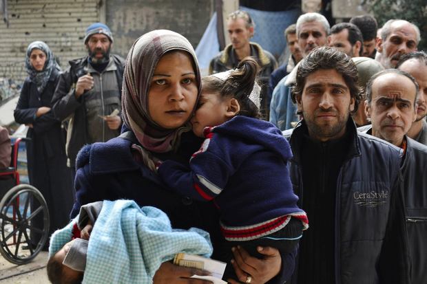 Campo de refugiados em Yarmouk