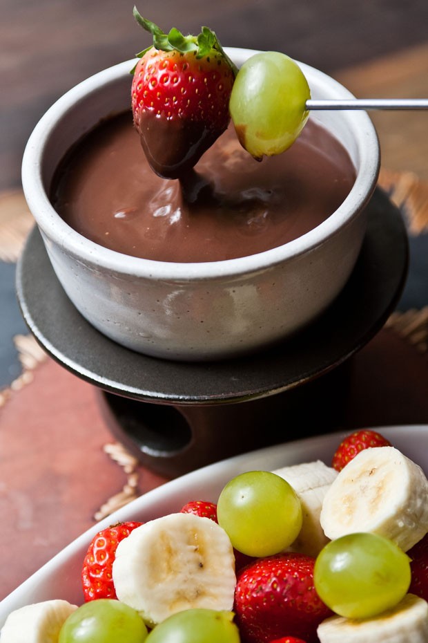 Fondue de brigadeiro cremoso