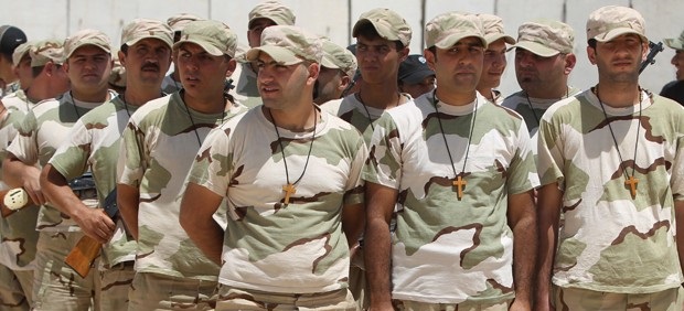 Cristãos treinados no Iraque