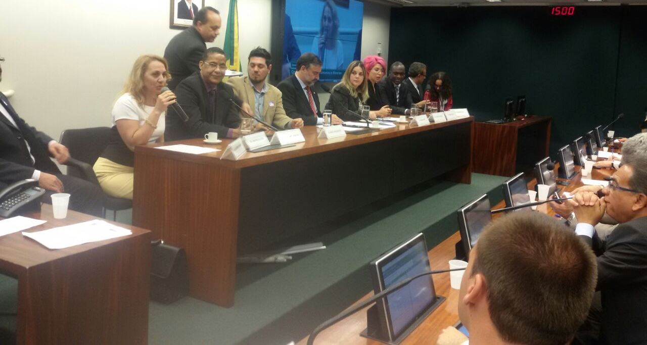 A audiência realizada no plenário 9 da Câmara Federal contou com a participação de ex-gays e também da psicóloga Marisa Lobo