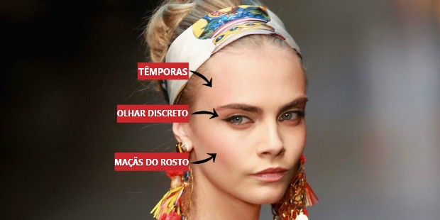 contorno facial com sombra