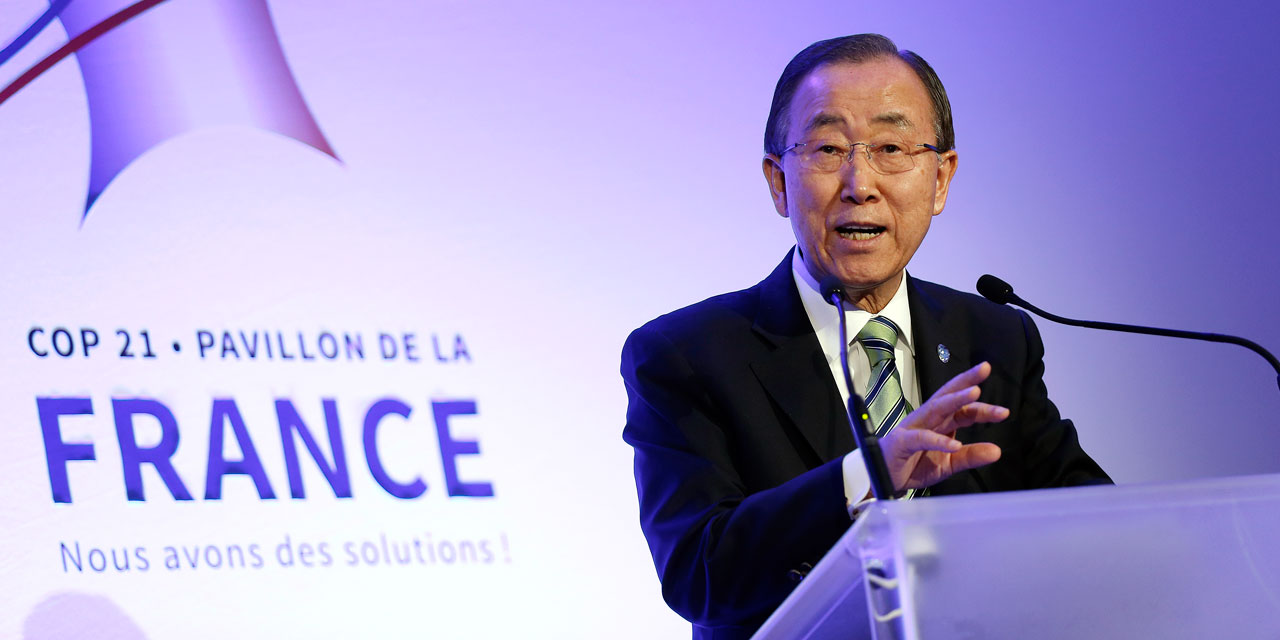 Ban Ki moon na COP21