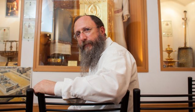 Rabino Chaim Richman, diretor do Instituto do Templo. (Foto: Emil Salman)