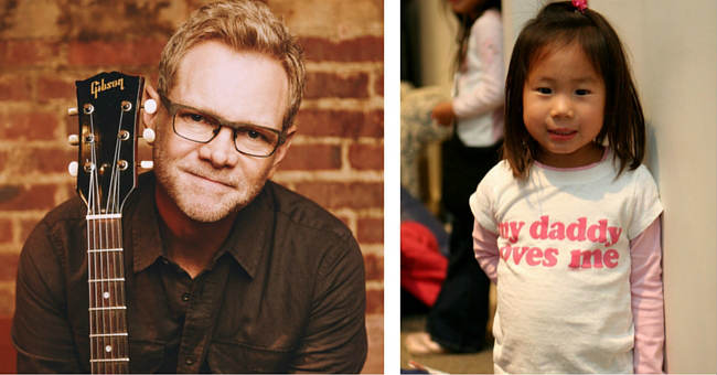 Steven Curtis Chapman (esquerda) e sua filha, Maria (direita). (Imagem: Gospel Herald)