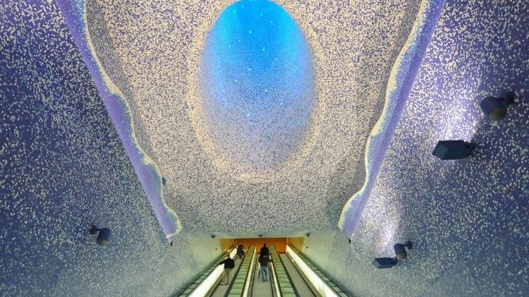 Conheça as estações de metrô mais incríveis do mundo