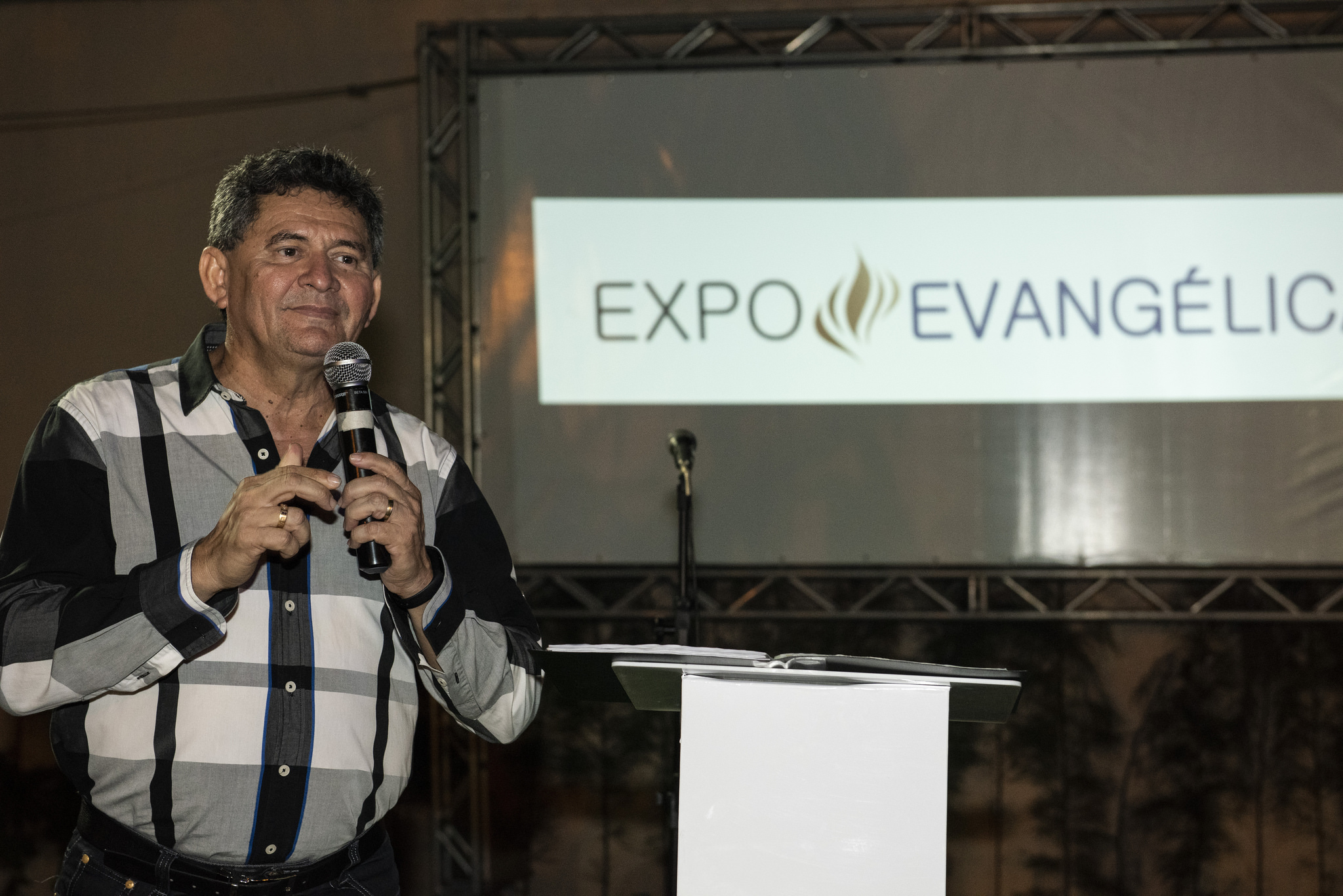 Francisco Everton, o presidente da Expoevangélica. (Foto: Panela).