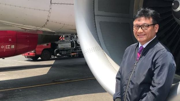 O piloto Ricosetta Mafella salvou 140 passageiros após ouvir a voz de Deus. (Foto: Arquivo Pessoal)