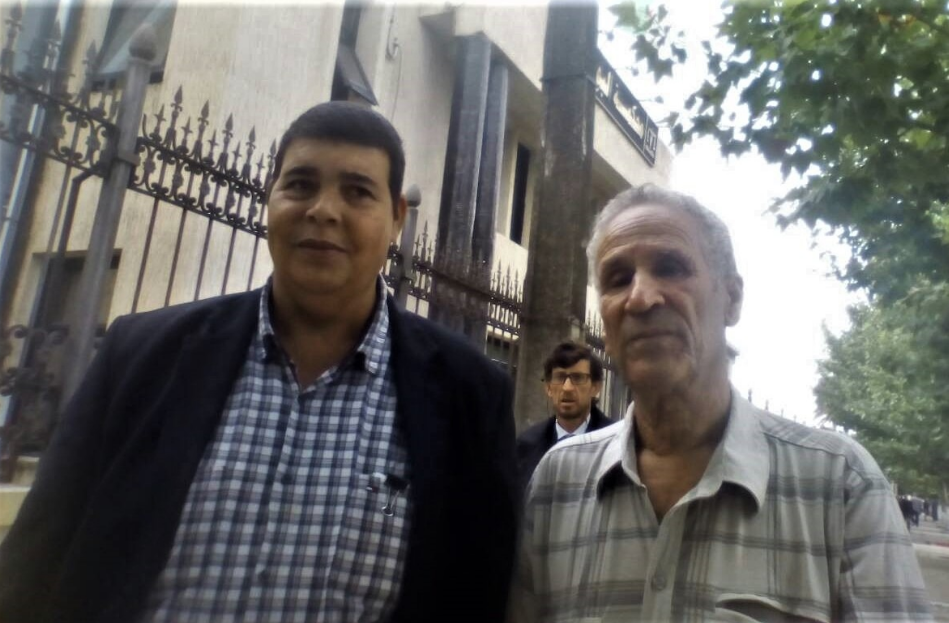 Rachid Ouali (esquerda) e seu amigo Ali Larchi (direita). (Foto: Morning Star News).