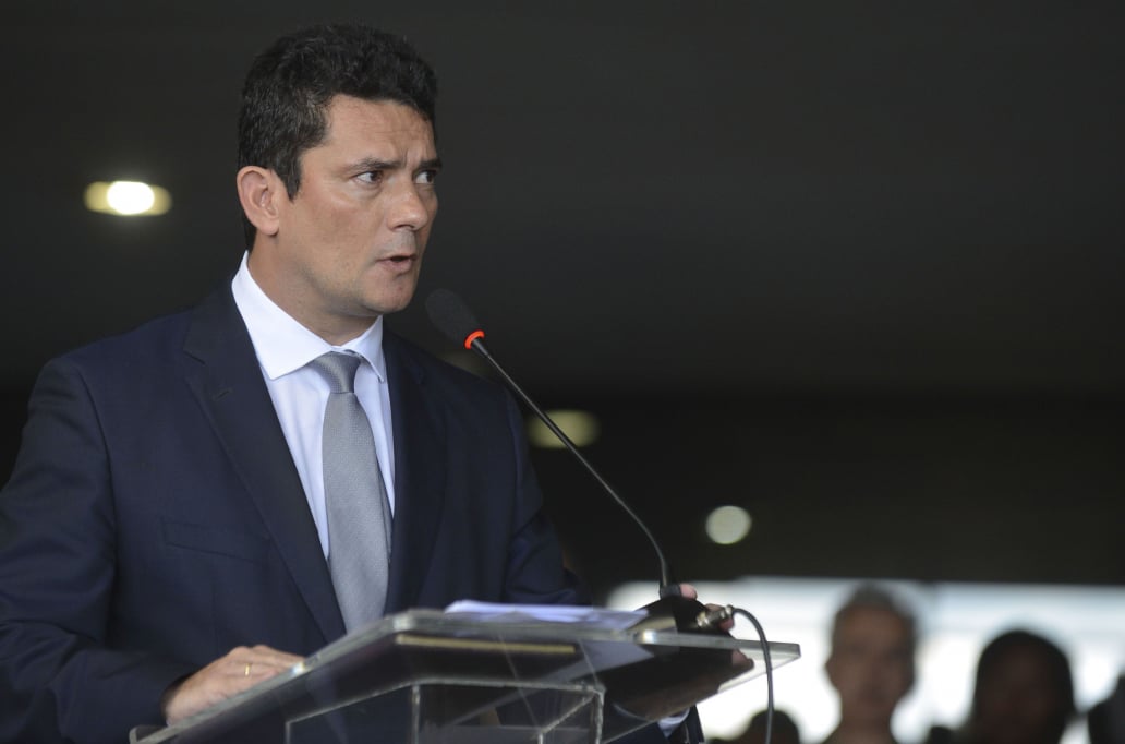 Ministro da Justiça Sergio Moro apresenta pacote de medidas anticrime. (Foto: Reprodução/Opovo)