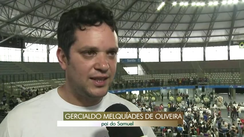 Gercialdo Melquíades de Oliveira, pai de Samuel. (Foto: Reprodução/Globo)