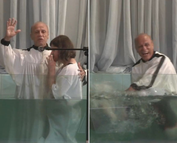 Jovem mergulha de alegria em batismo: “Jesus é o único Salvador”