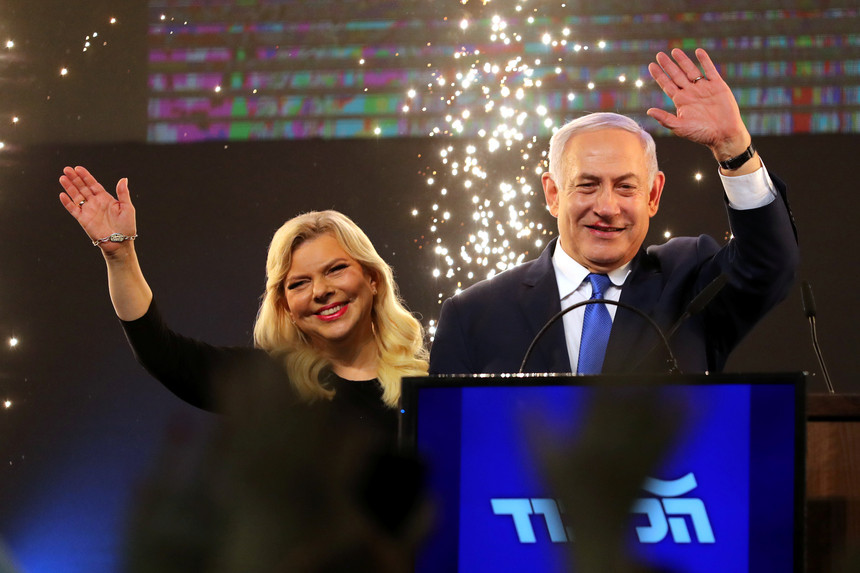 Crescem as possibilidades de reeleição de Netanyahu como primeiro-ministro de Israel. (Foto: Ammar Awad/Reuters)
