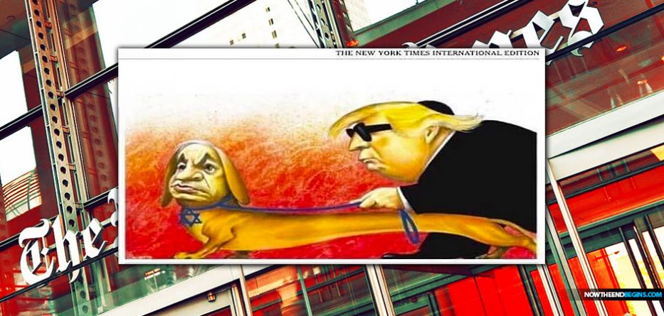 Charge usa figuras de Benjamin Netanyahu e Donald Trump. (Foto: Reprodução/UOL).