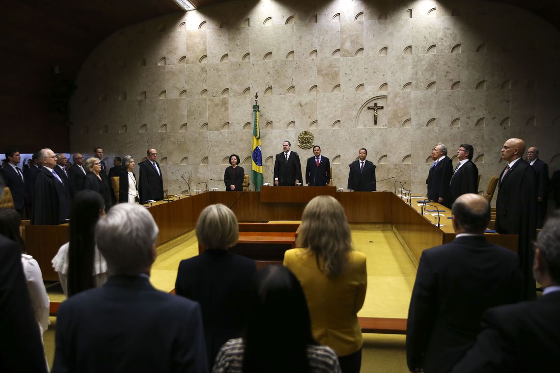 O Supremo Tribunal Federal (STF) realiza sessão solene de abertura do Ano Judiciário de 2019. (Foto: José Cruz/Agência Brasil)