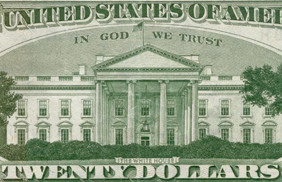 Cédula de dólar americano. (Foto: Reprodução/Christian News)