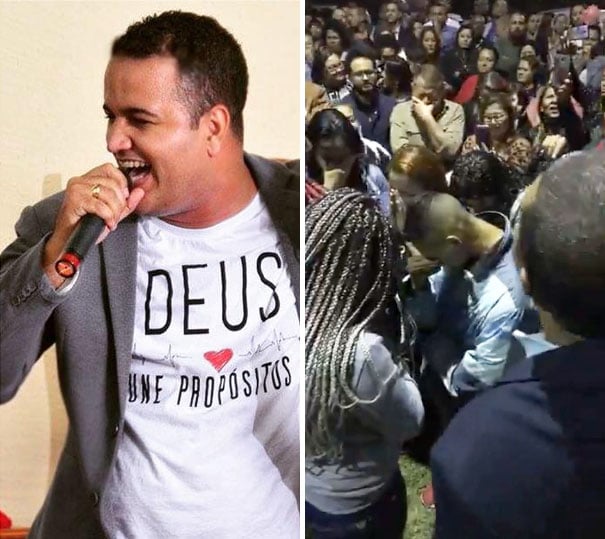 O cantor gospel Elyon Sosthenes foi baleado em tentativa de assalto. Nove pessoas se reconciliaram com Deus em oração no hospital. (Foto: Reprodução/Facebook)