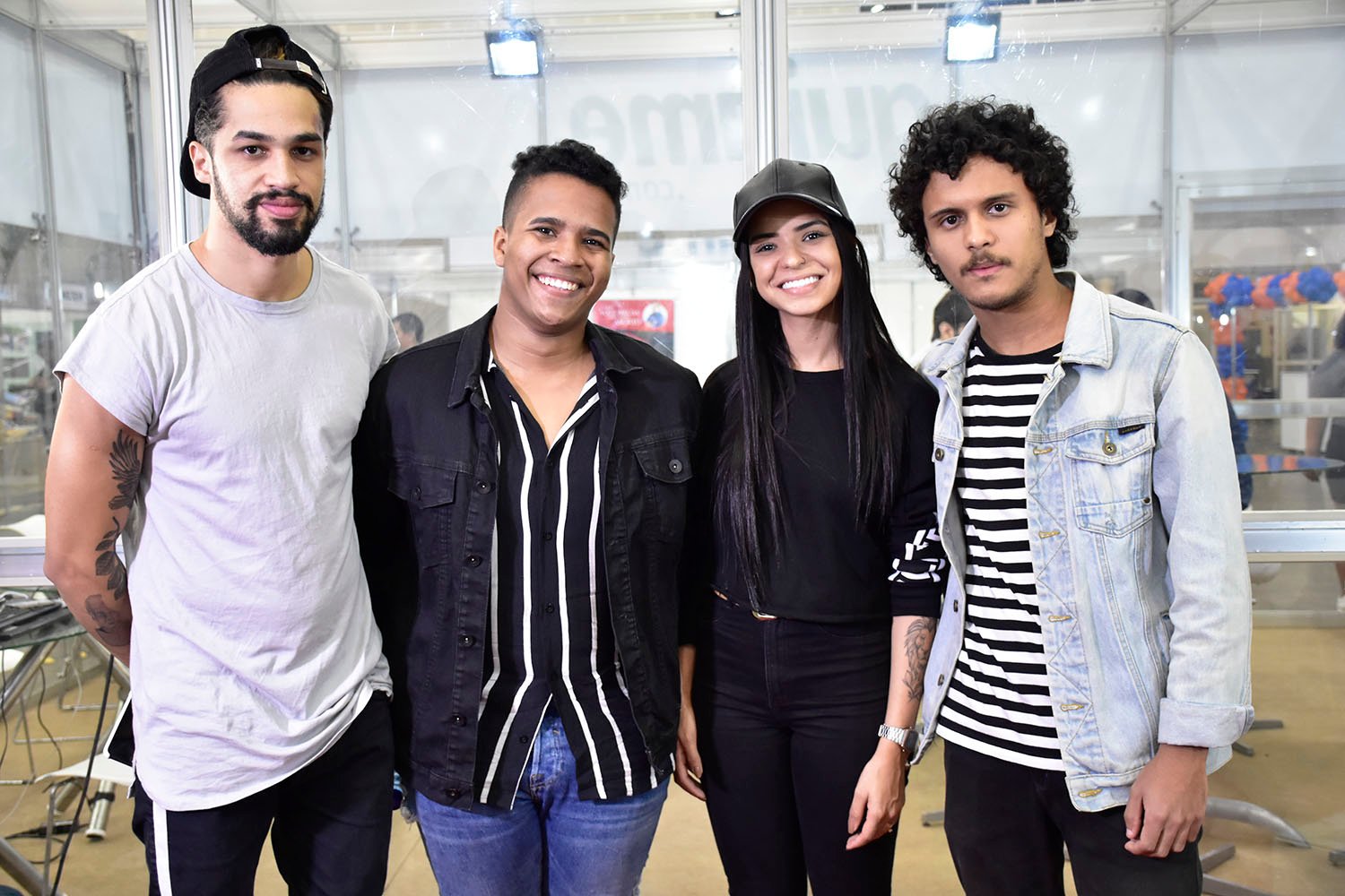 Be One Music no stand do Portal Guiame durante a ExpoEvangélica 2019. (Foto: Irion Oliveira/Guiame)