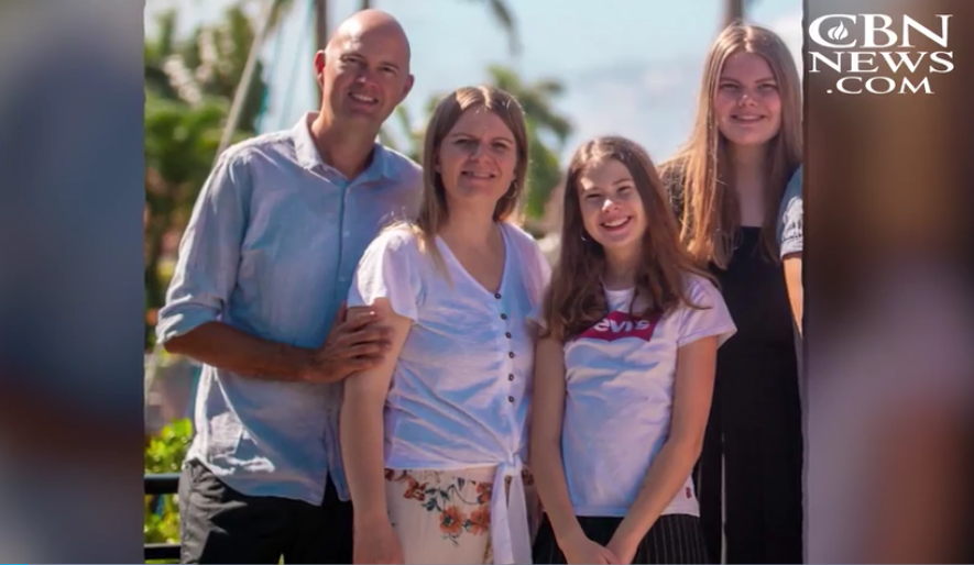 Torben Sondergaard e família. (Foto: Reprodução/CBS News)
