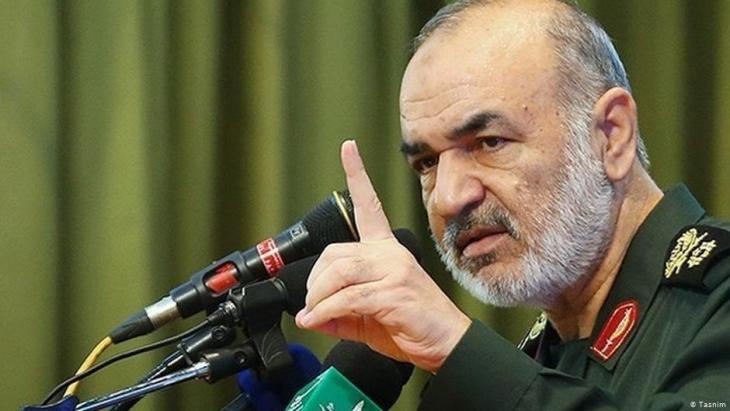 Hossein Salami, comandante em chefe da Guarda Revolucionária. (Foto: Reproduçãpo/Agência Tasnim)