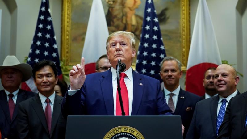 Presidente dos EUA, Donald Trump, fala sobre a Turquia e a Síria na Casa Branca. (Foto: Kevin Lamarque/Reuters)