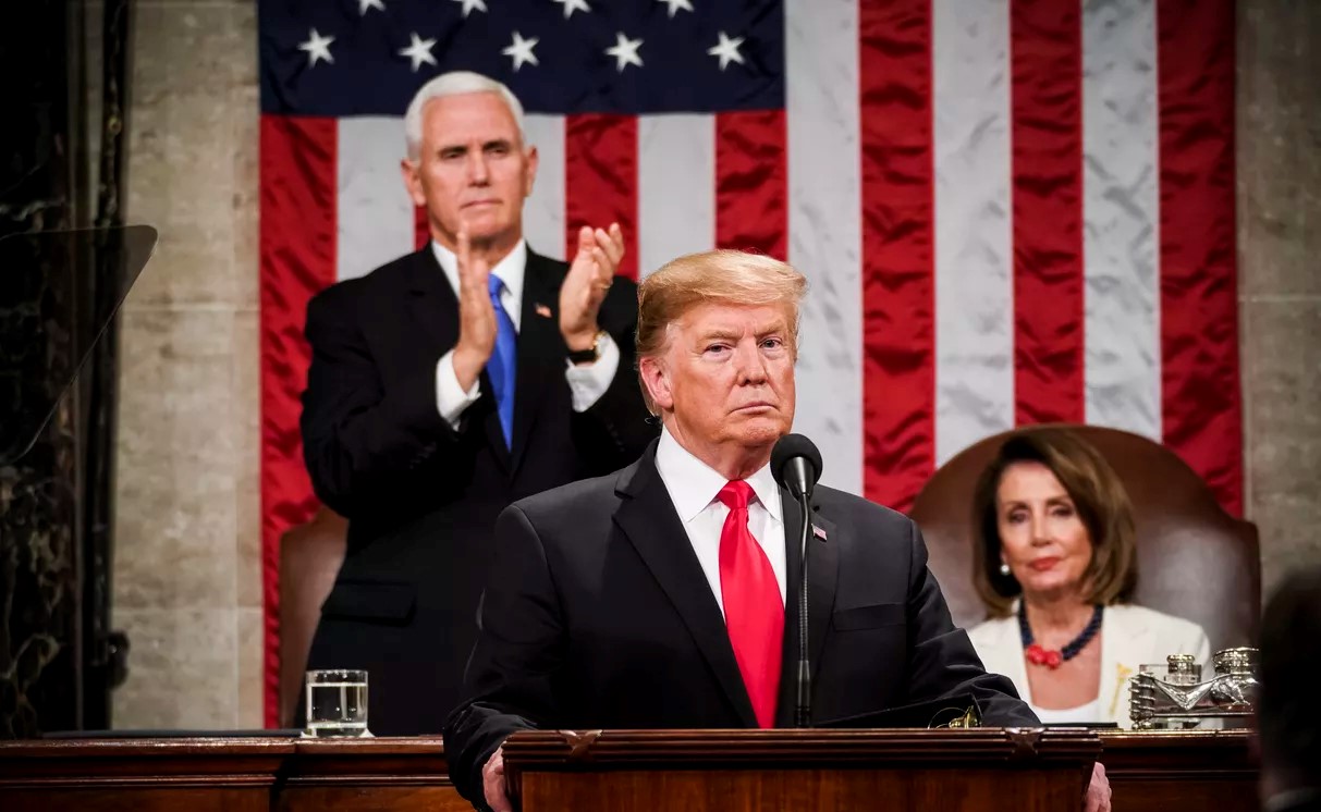 O presidente americano Donald Trump. (Foto: Reprodução/Getty)