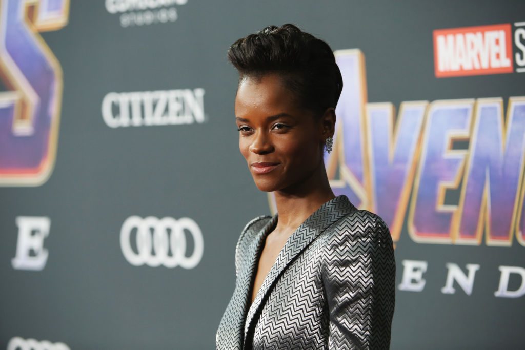 Letitia Wright na estreia mundial de “Vingadores: Guerra do Infinito”, da Marvel. (Foto: Jesse Grant/Getty Images)