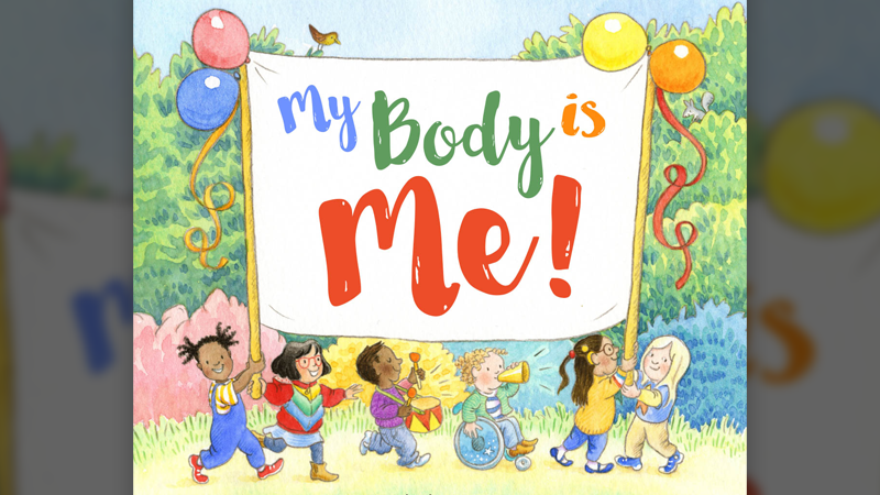 Capa do livro infantil “Meu corpo sou eu!”. (Foto: Reprodução/Rachel Rooney/Jessica Ahlberg)