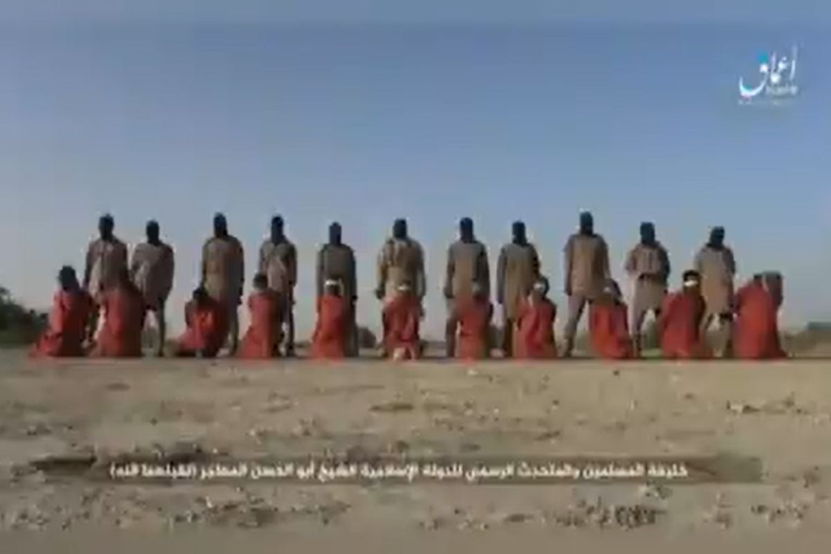 Onze homens cristãos nigerianos foram decapitados no Natal por jihadistas do Estado Islâmico. (Foto: Handout)