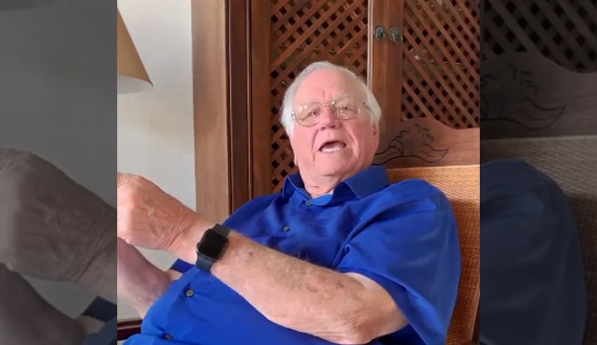 Loren Cunningham, fundador da JOCUM, falou sobre o marxismo. (Foto: Téo Hayashi/Instagram)