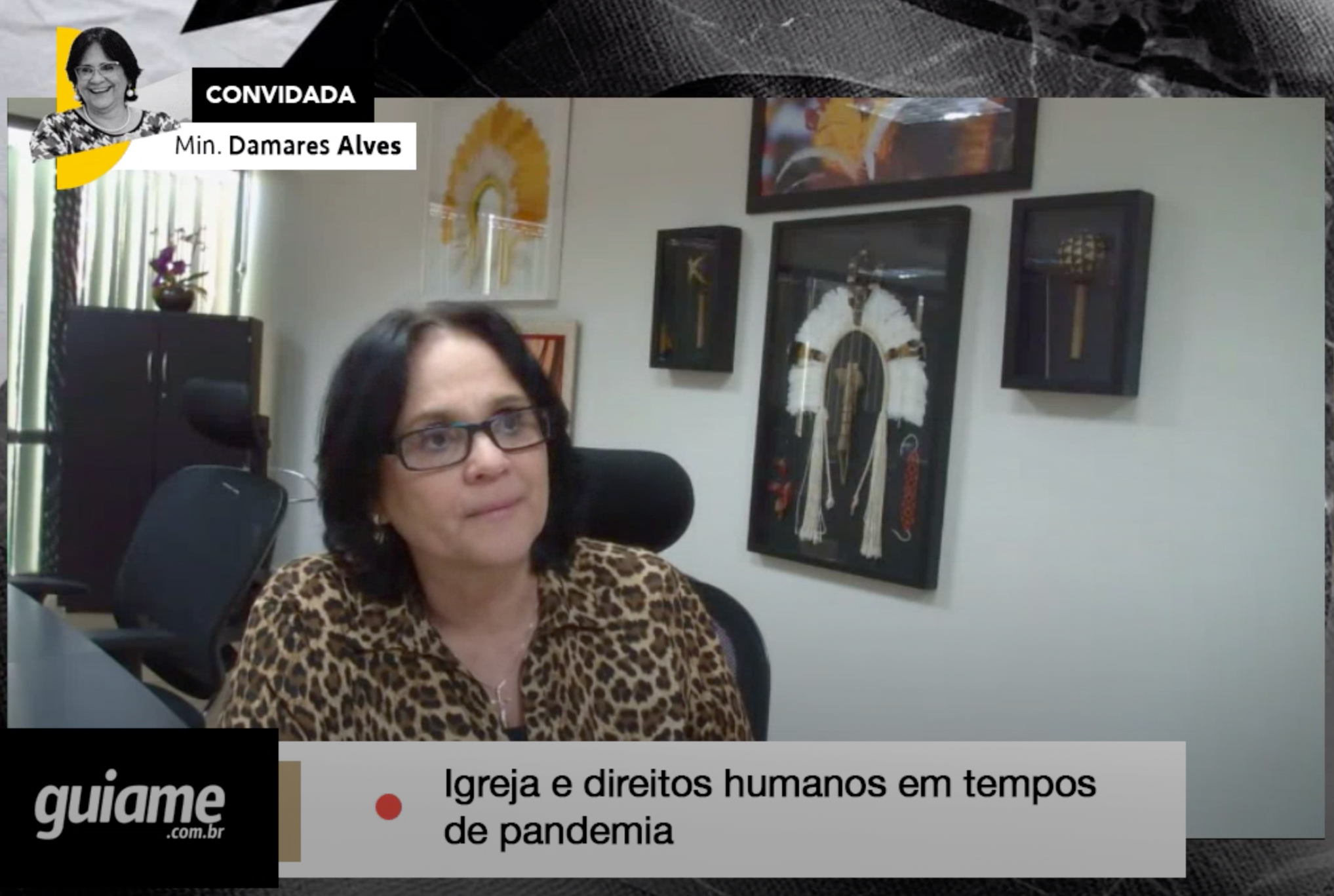 A pandemia mostrou que não precisamos de grandes eventos para ser Igreja, diz Damares Alves
