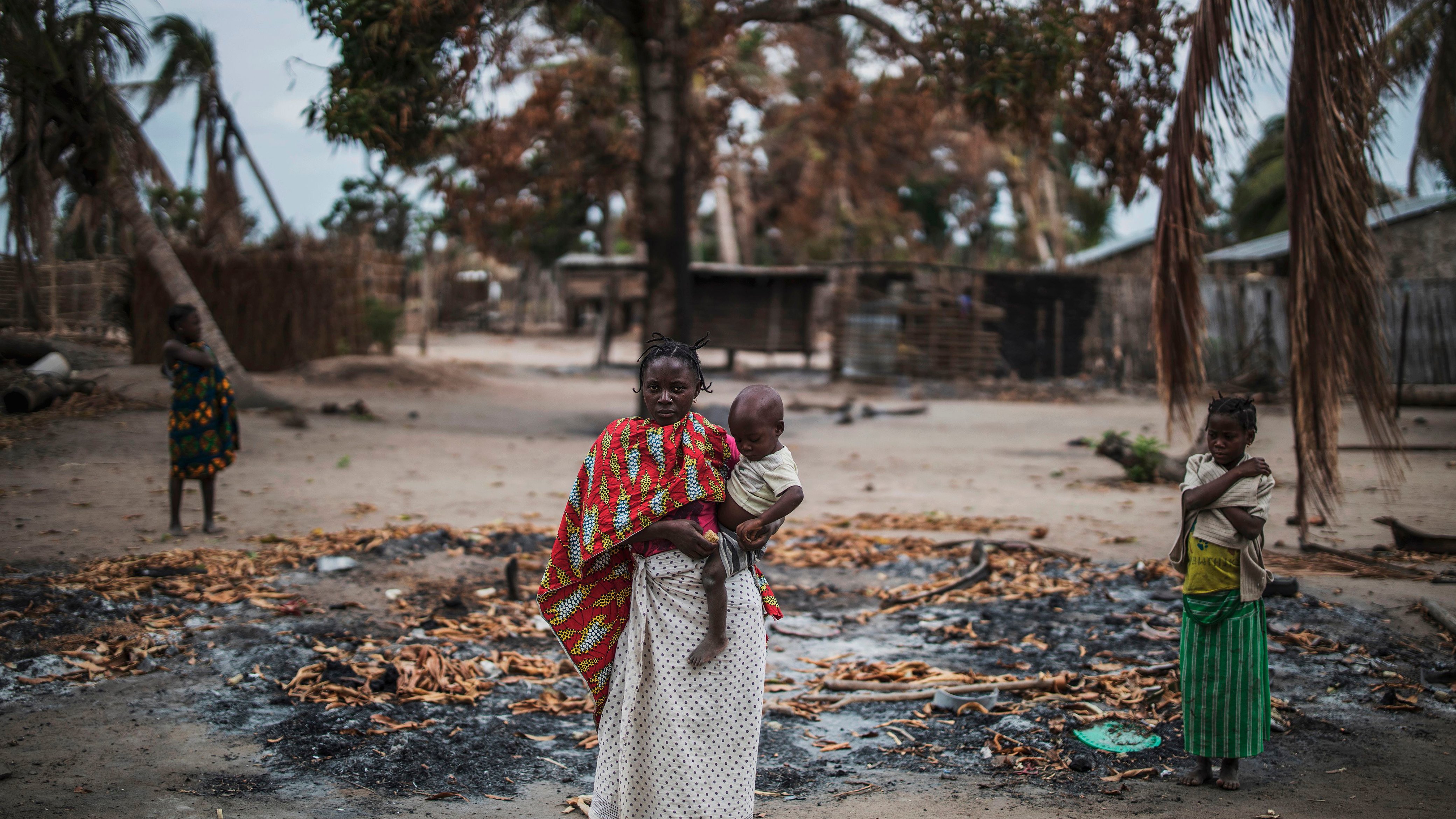 O aumento da insurgência islâmica no norte de Moçambique tem afetado famílias. (Foto: Marco Longari/AFP via Getty Images)