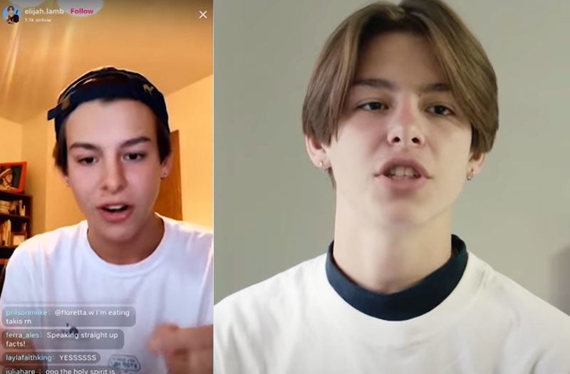 Elijah Lamb ministra jovens usando o TikTok. (Foto: Reprodução / GOD TV)