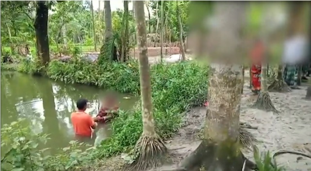 Os rostos das pessoas batizadas foram ocultados para preservar a segurança desses cristãos que sofrem com a perseguição religiosa em Bangladesh. (Imagem: Portas Abertas / Youtube / Reprodução)