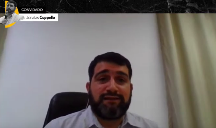 Pr. Jonatas Cuppello durante entrevista ao portal Guiame. (Foto: Reprodução / Guiame)