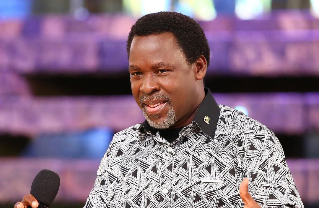 O pastor nigeriano morreu aos 57 anos no sábado (5). A causa da morte não foi informada. (Foto: TB Joshua/Instagram)