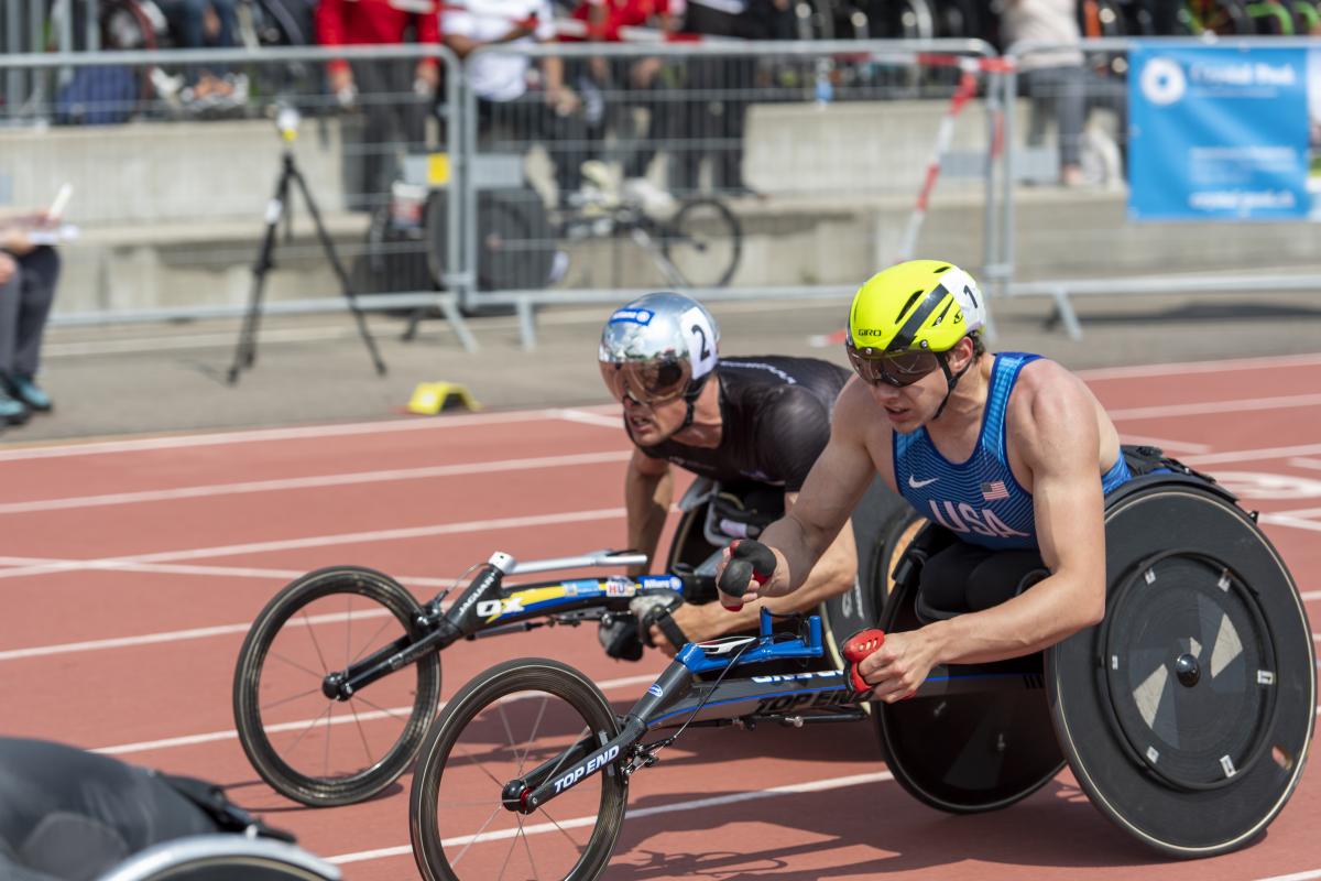 Daniel Romanchuk é detentor do recorde mundial nos 5000m T54 masculinos. (Foto: Urs Sigg and team)