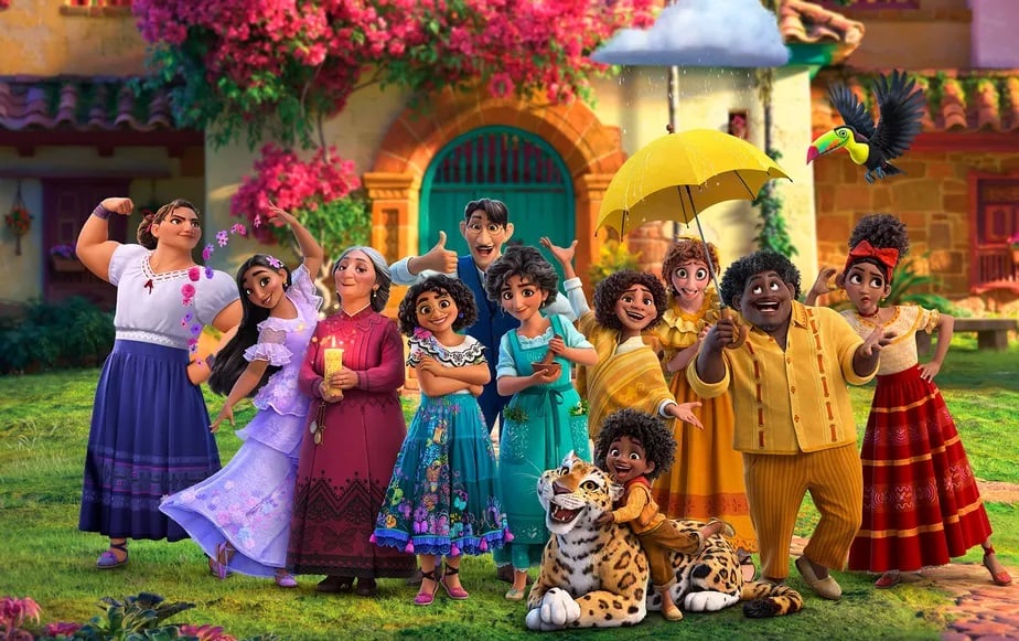Cartaz do filme "Encanto", da Disney. (Imagem: Divulgação)