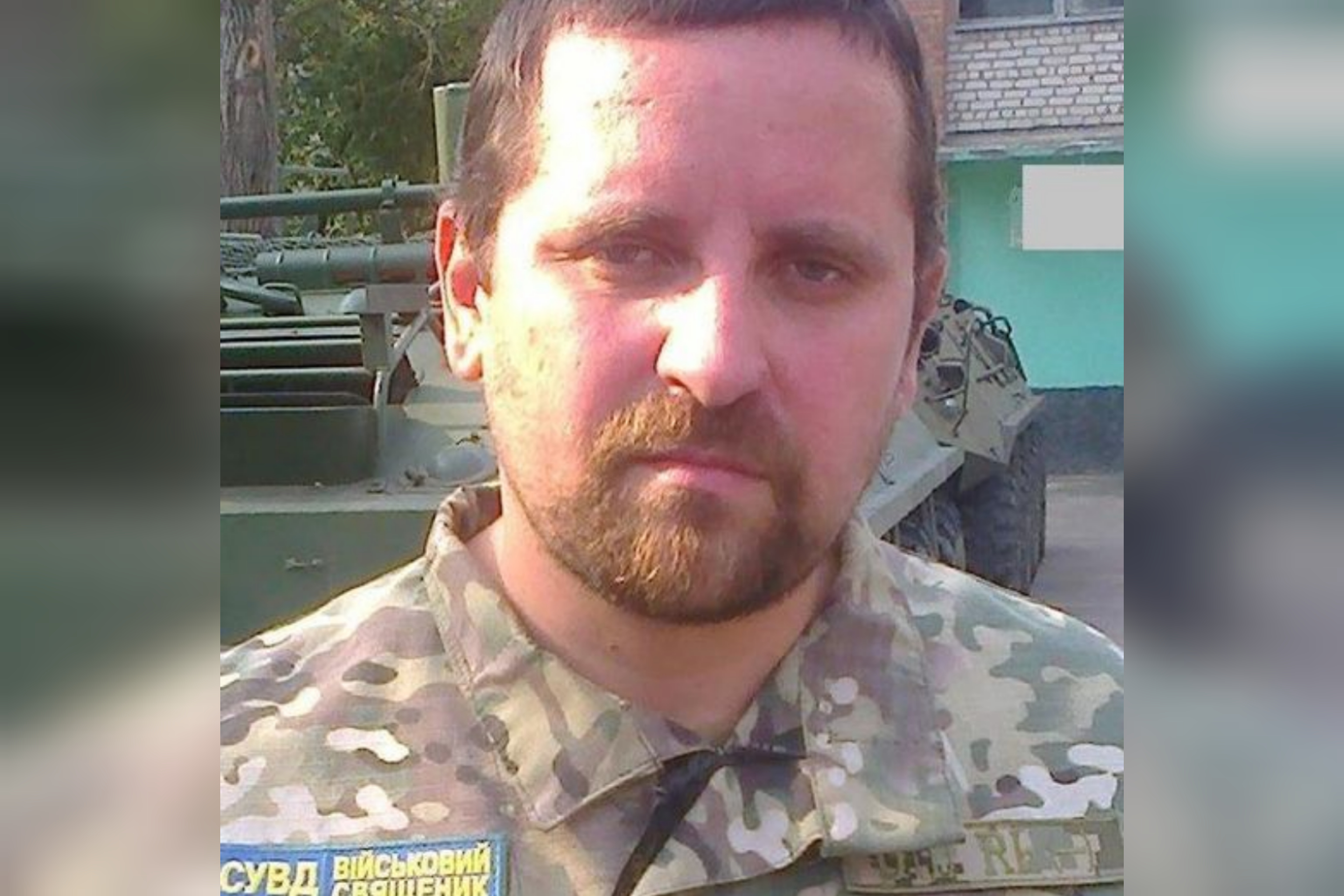 Maksym Kozachyna era capelão da Igreja Ortodoxa. (Foto: Facebook/Andriy Smyrnov).