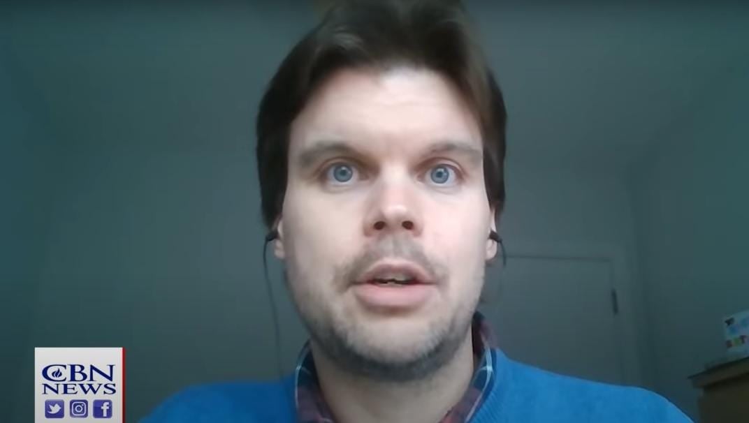 Peter Byrom. (Foto: Captura de tela/YouTube CBN News)