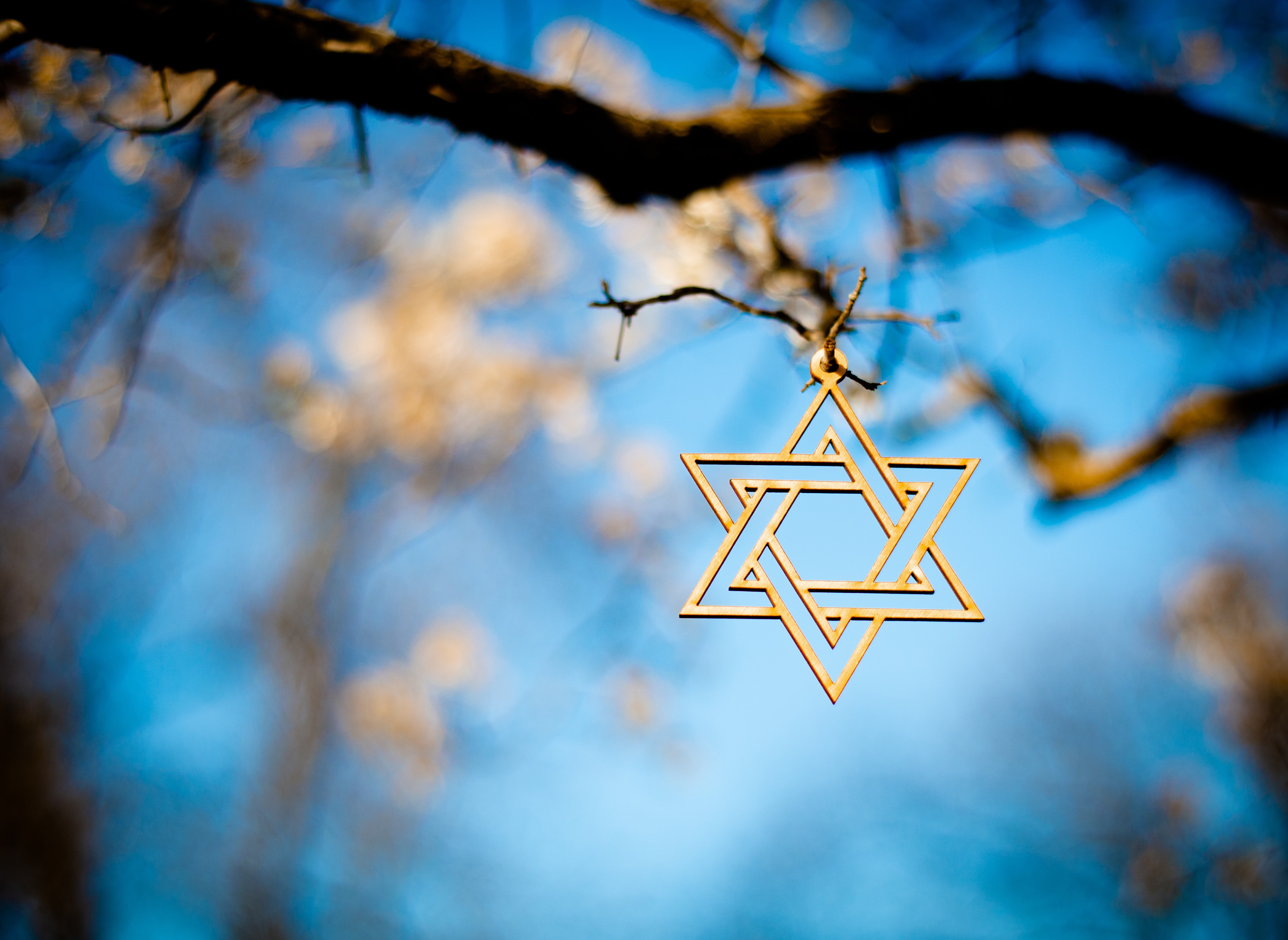Estrela de Davi, um dos símbolos do judaísmo. (Foto: Unsplash/David Holifield)