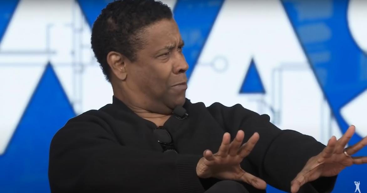 Denzel Washington em entrevista ao pastor TD Jakes. (Foto: Captura de tela/YouTube T.D. Jakes)