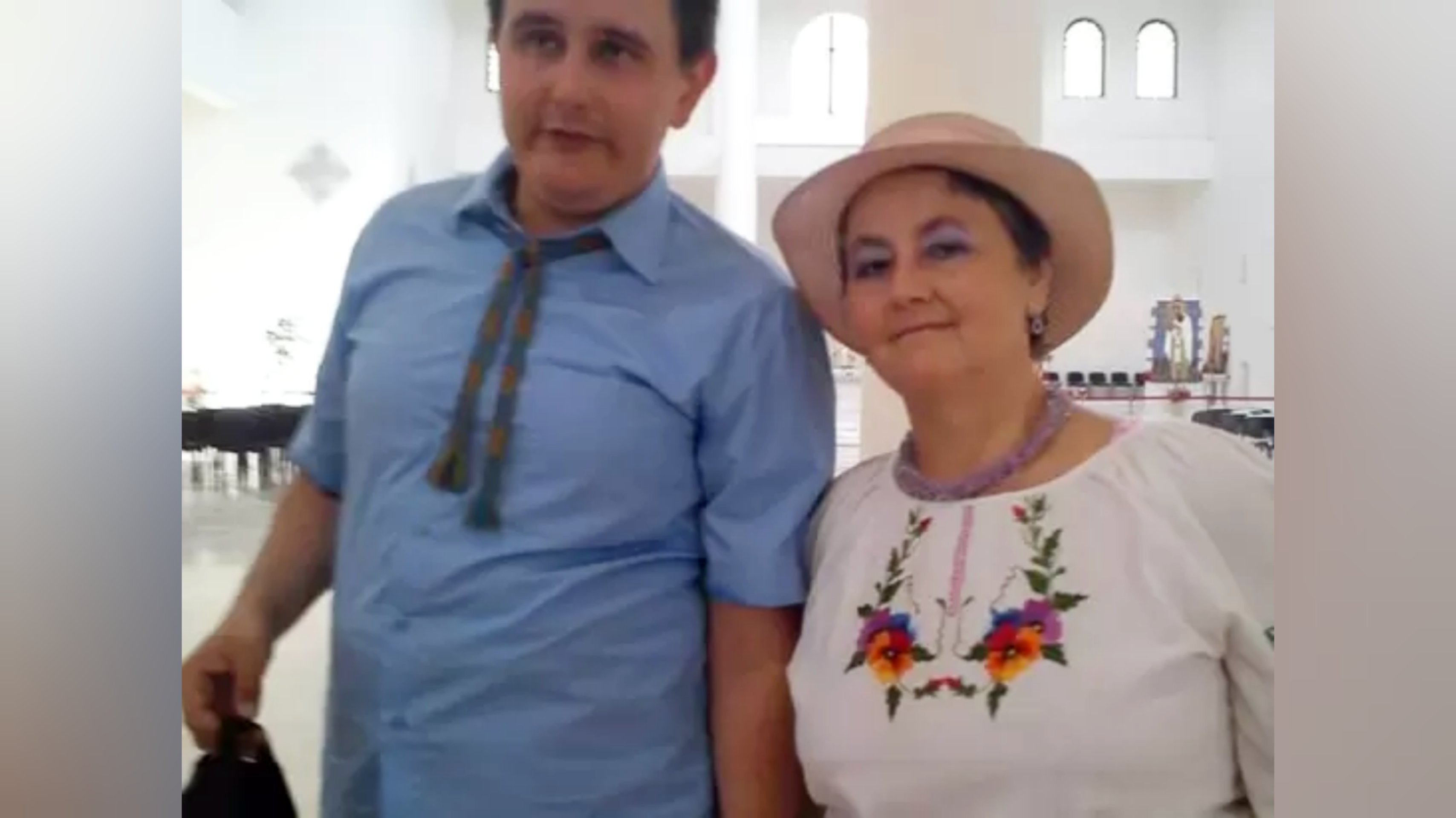 Ol’ha e o filho com autismo severo foram resgatados por uma organização cristã. (Foto: L'Arche UK).