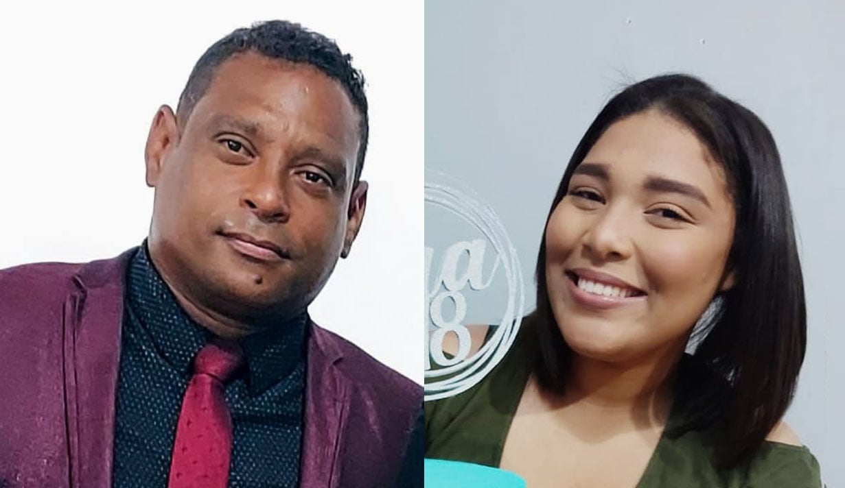 Pastor Ezequias Oliveira e sua filha, Luana Beatriz Oliveira. (Foto: Reprodução/Facebook)