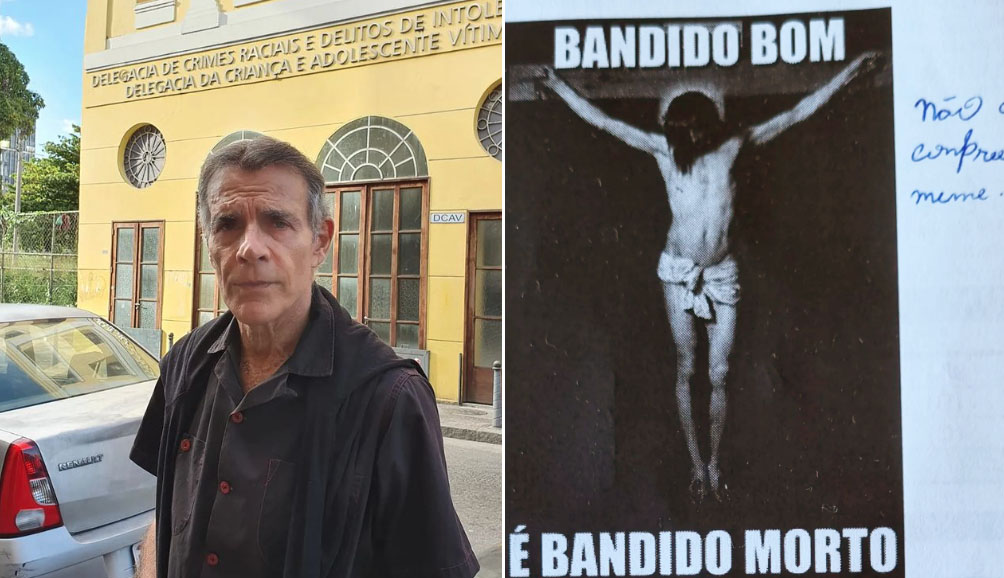 Ator denuncia prova com meme de Jesus e a frase: “Bandido bom, é