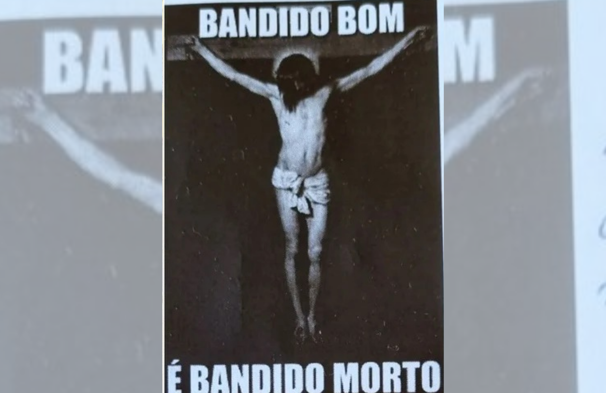 Meme com imagem de Jesus. (Mário Gomes/Instagram)