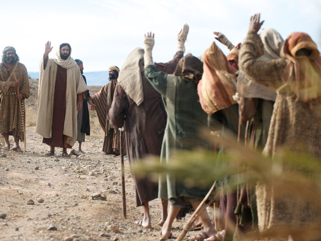 Jesus e seus discípulos. (Foto: FreeBible)